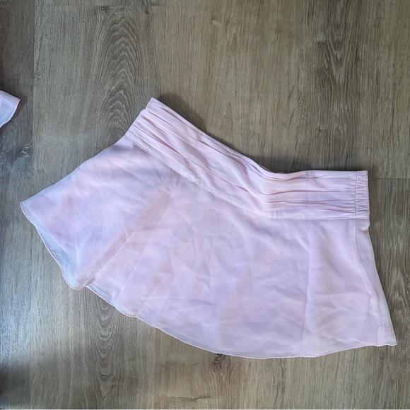 Guizo chiffon wrap around top & matching skirt - Picture 5 of 9